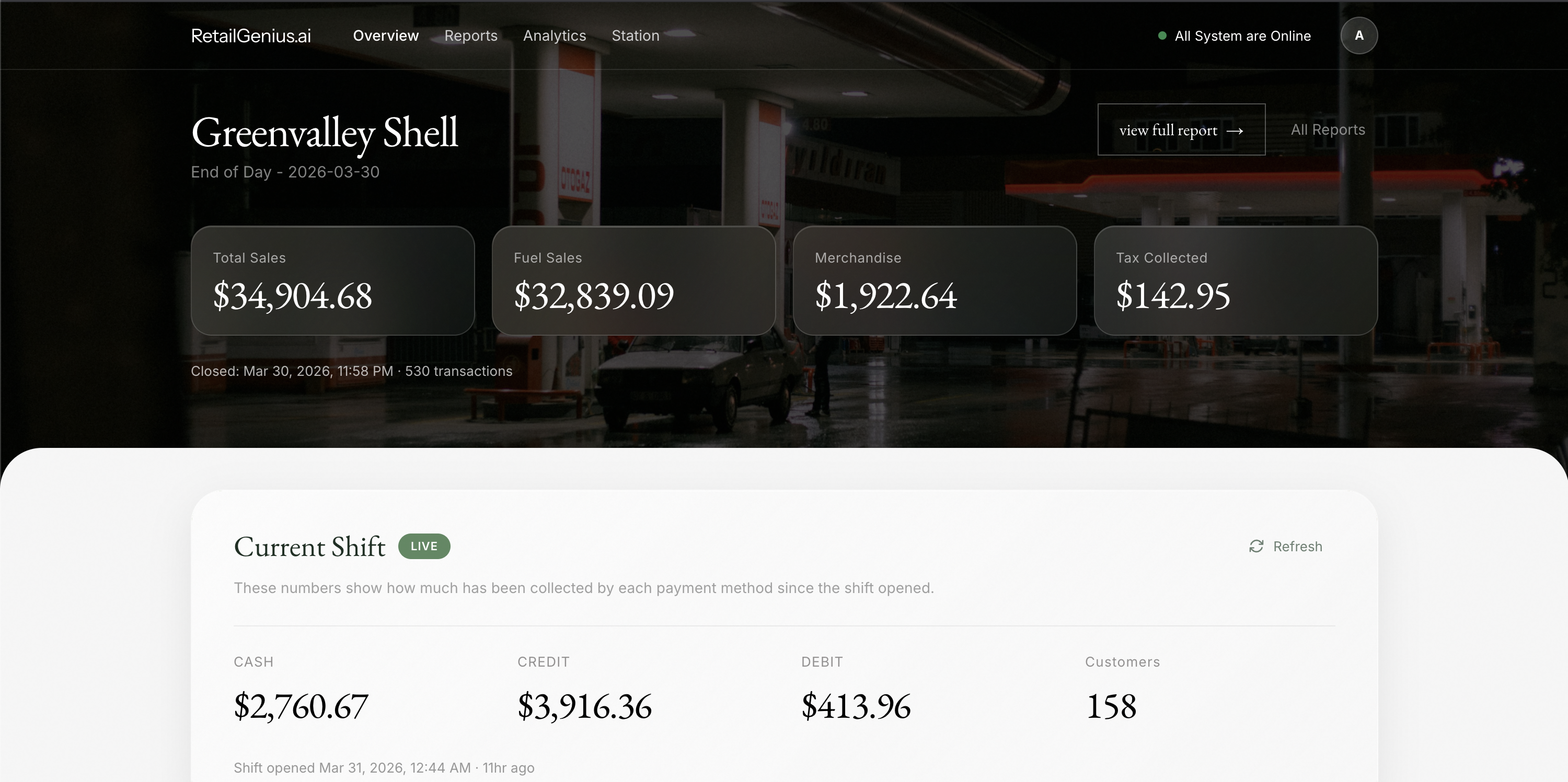 Live Dashboard